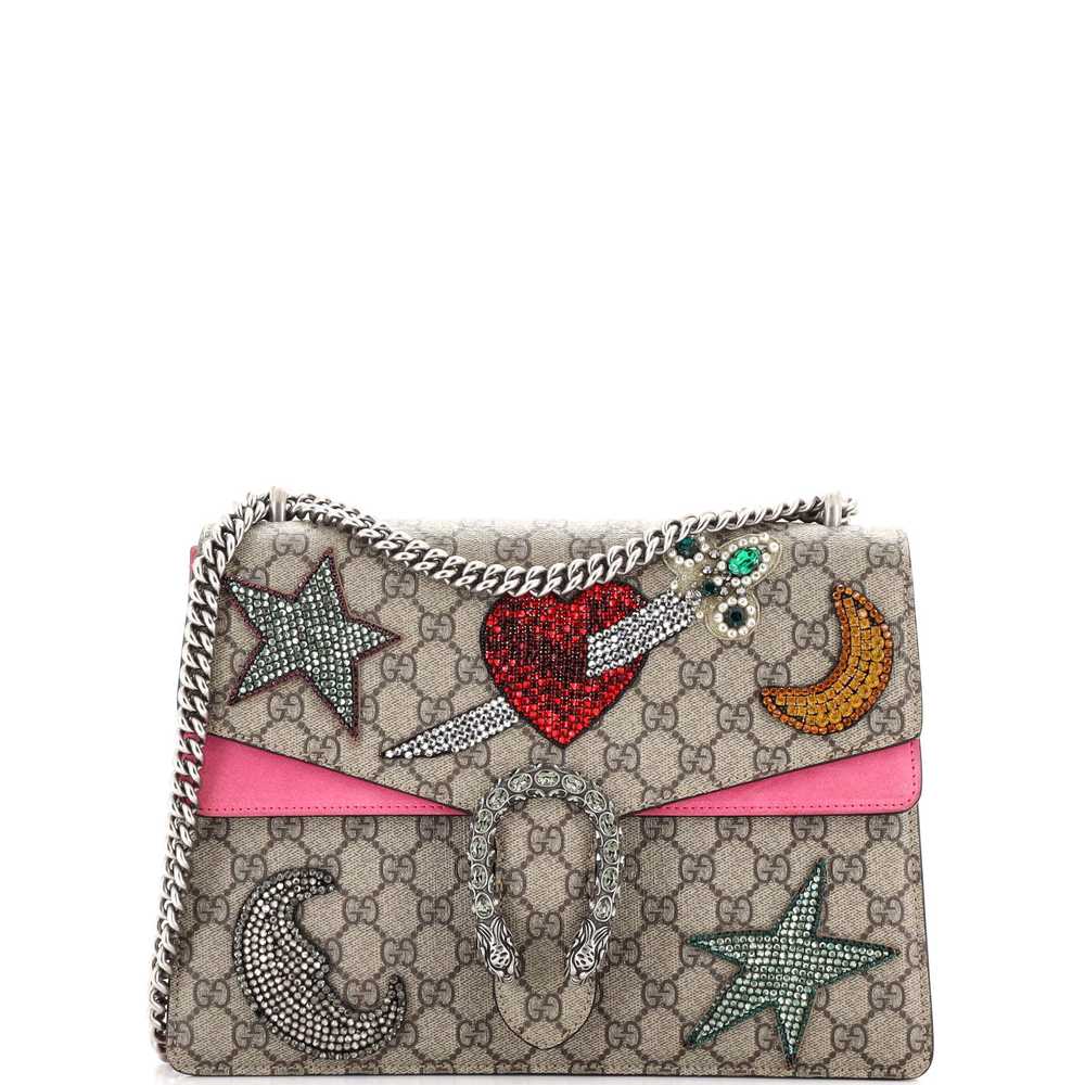 GUCCI Dionysus Bag Embellished GG Coated Canvas M… - image 1