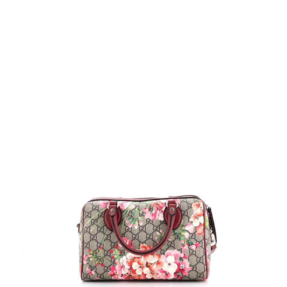 GUCCI Convertible Boston Bag Blooms Print GG Coat… - image 3