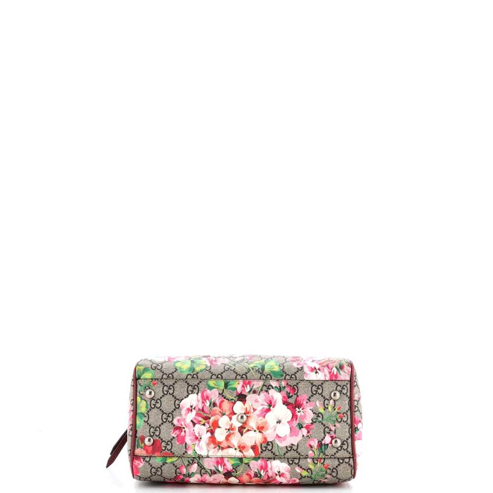 GUCCI Convertible Boston Bag Blooms Print GG Coat… - image 4