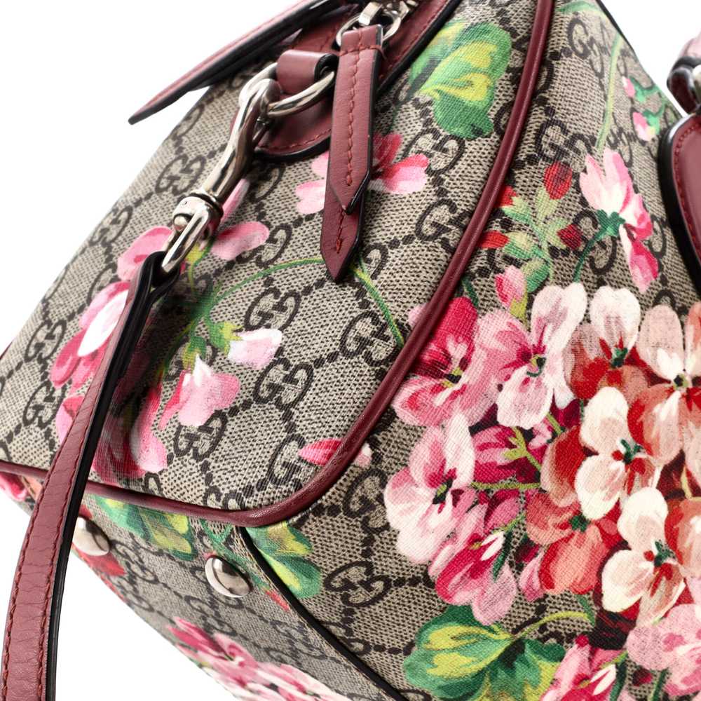 GUCCI Convertible Boston Bag Blooms Print GG Coat… - image 7