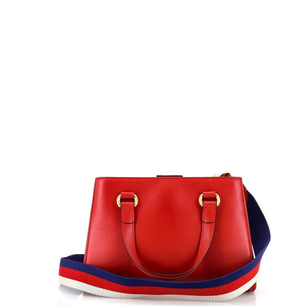 GUCCI Sylvie Top Handle Tote (Outlet) Leather Med… - image 3