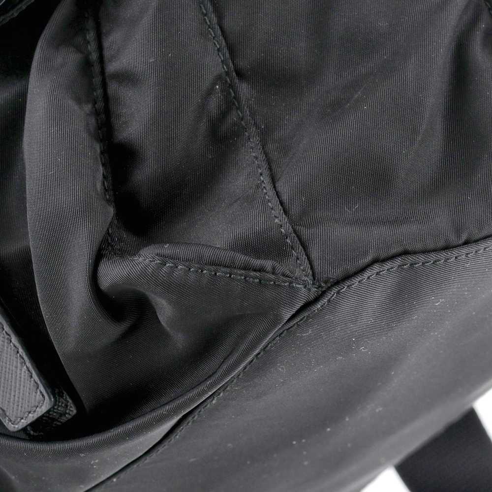 PRADA Double Pocket Drawstring Backpack Tessuto w… - image 7
