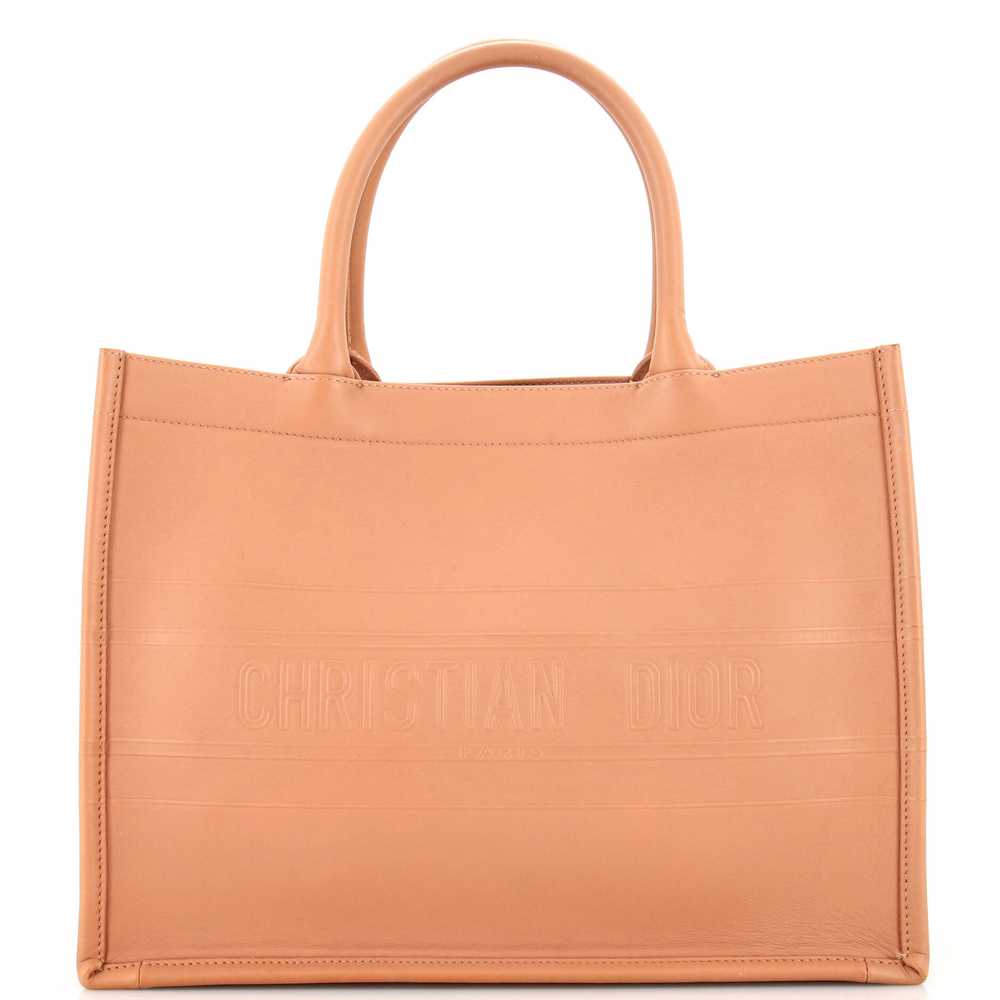 Christian Dior Book Tote Embossed Leather Medium - image 1