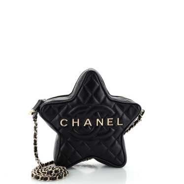 CHANEL CC Walk of Fame Star Bag Quilted Lambskin