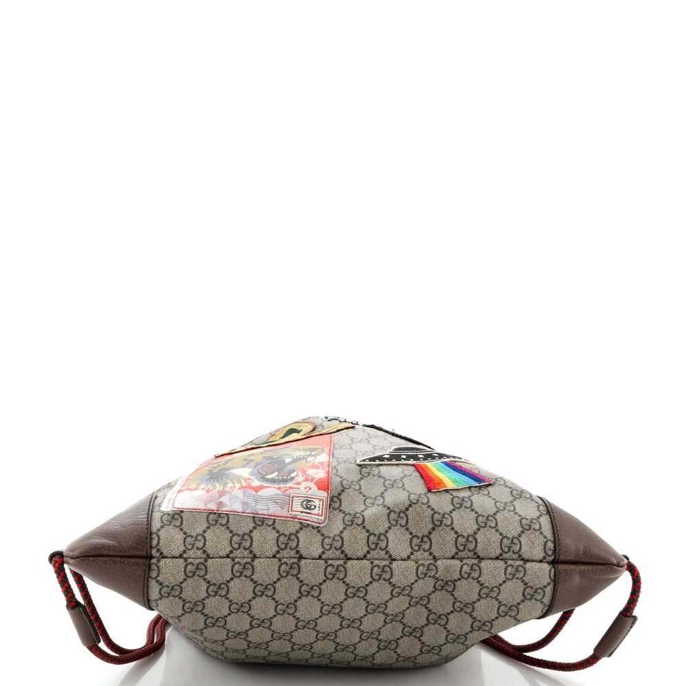 GUCCI Neo Vintage Drawstring Backpack GG Coated C… - image 4