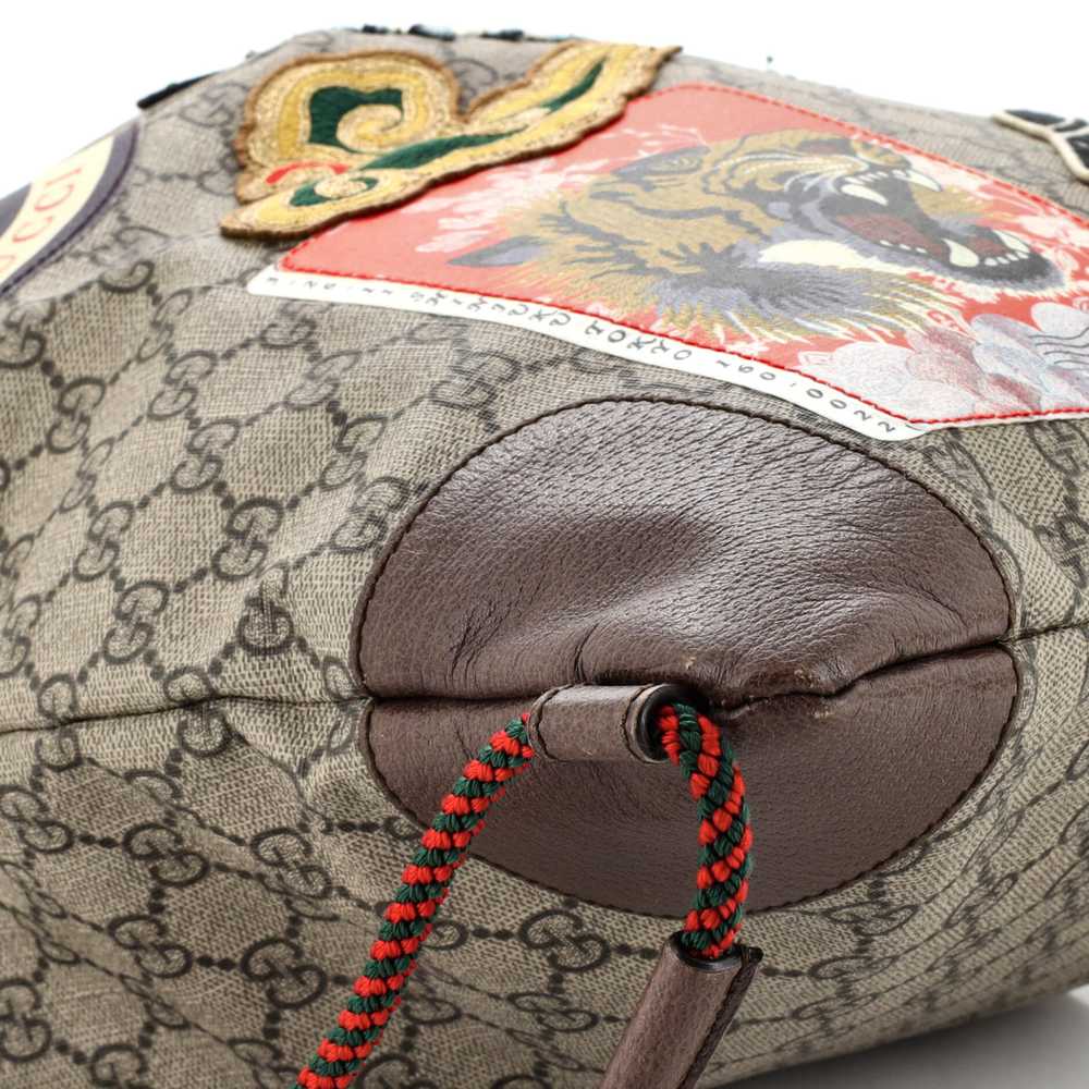 GUCCI Neo Vintage Drawstring Backpack GG Coated C… - image 7
