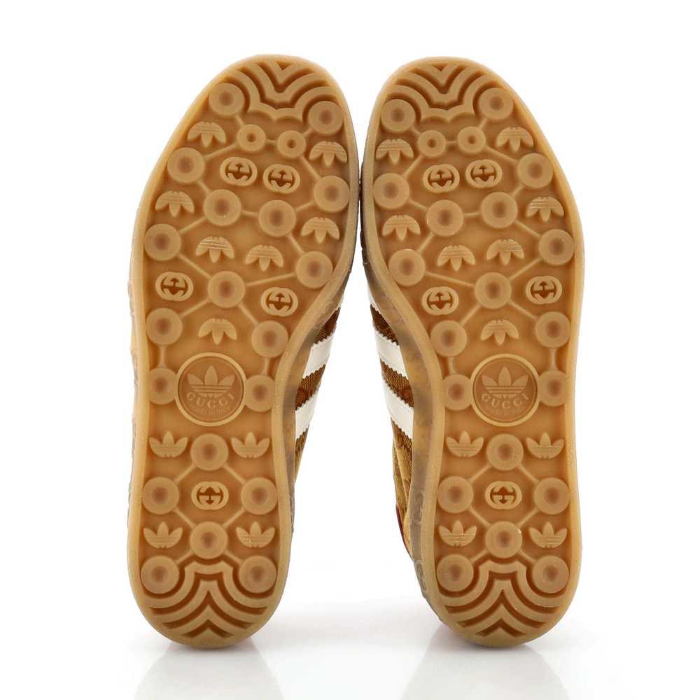 GUCCI x Adidas Women's Gazelle Sneakers GG Canvas - image 4