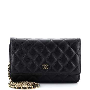 CHANEL Wallet on Chain Quilted Caviar - image 1