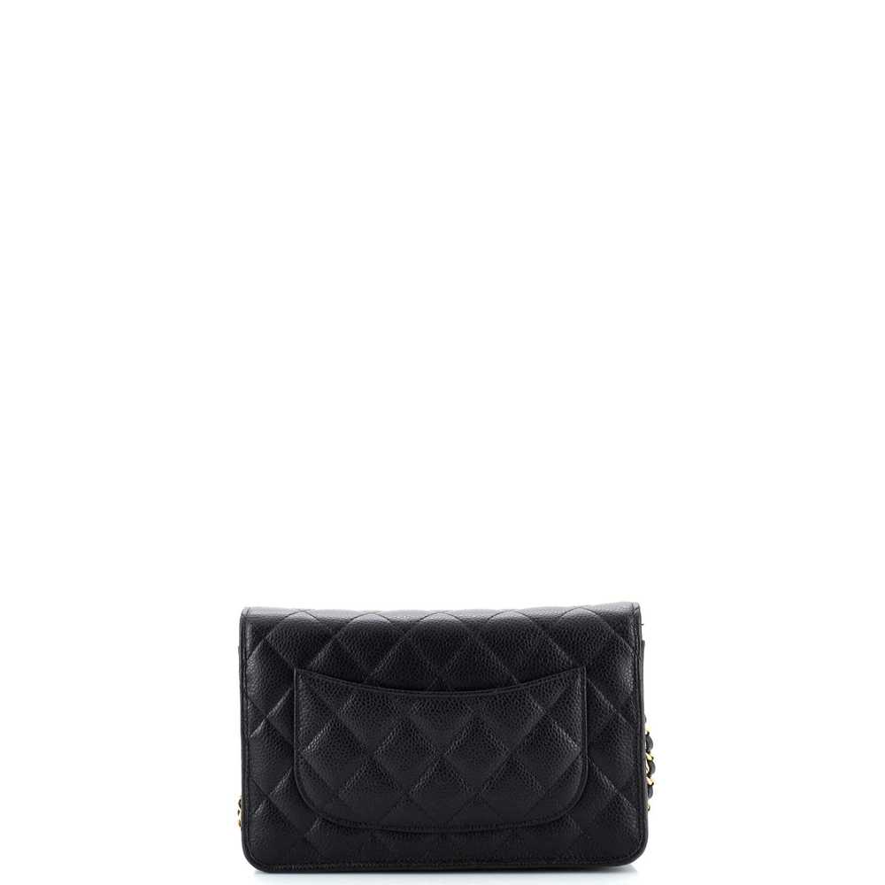 CHANEL Wallet on Chain Quilted Caviar - image 4