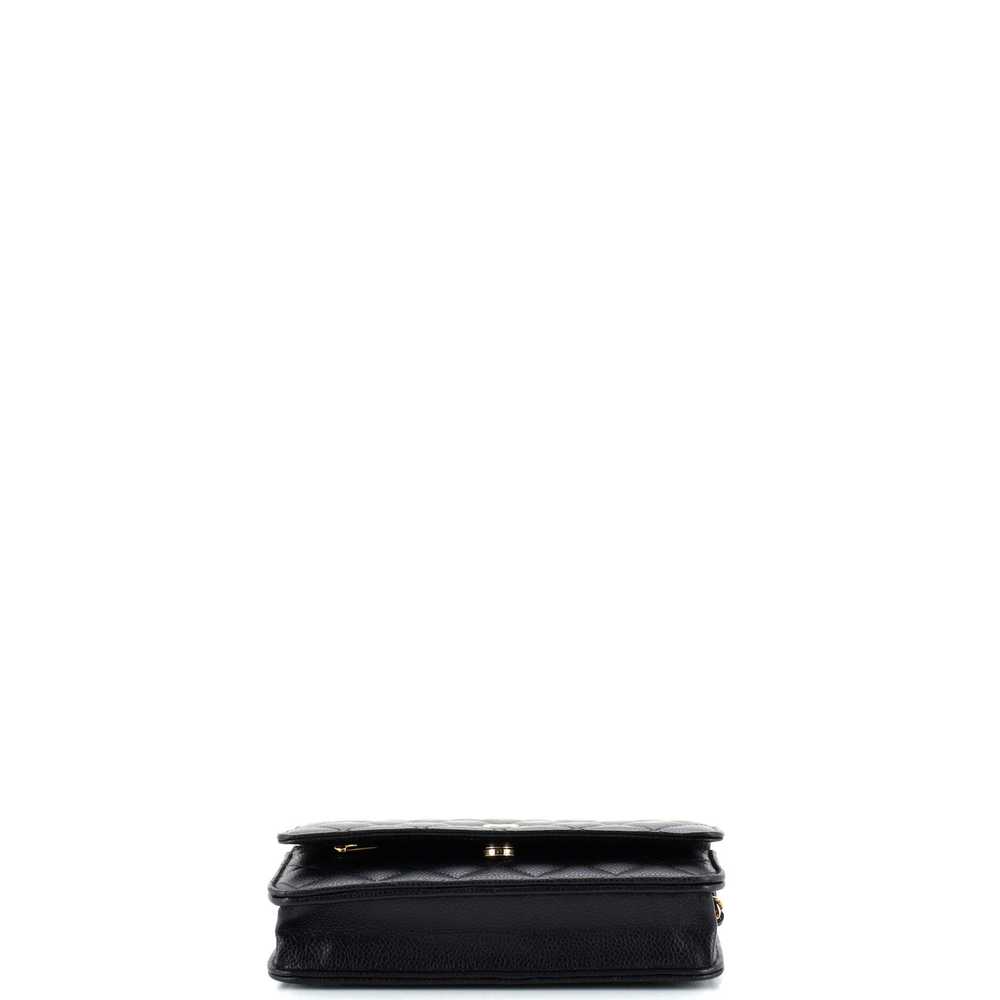 CHANEL Wallet on Chain Quilted Caviar - image 5