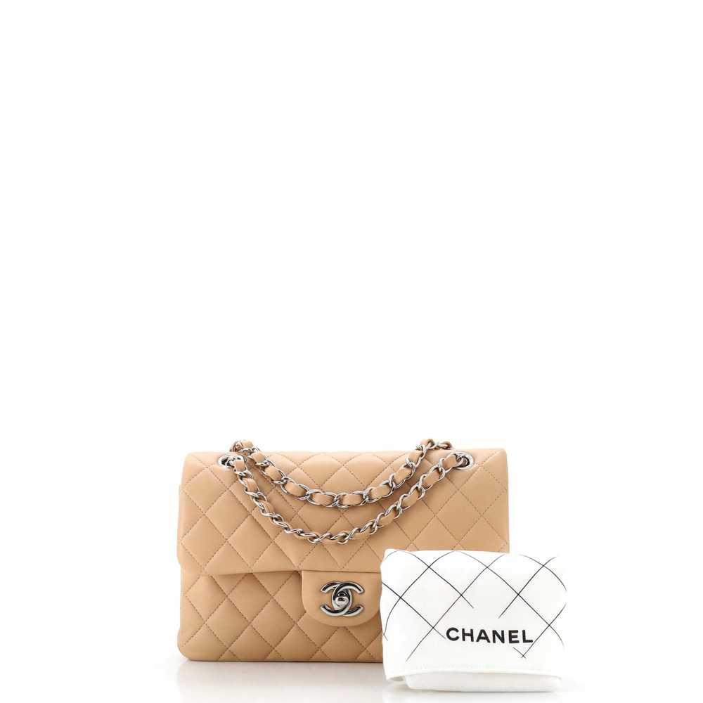 CHANEL Classic Double Flap Bag Quilted Lambskin S… - image 2