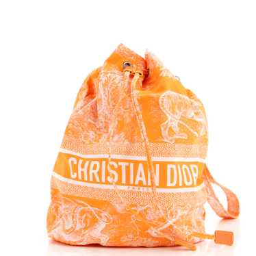 Christian Dior Logo Travel Drawstring Pouch Printe