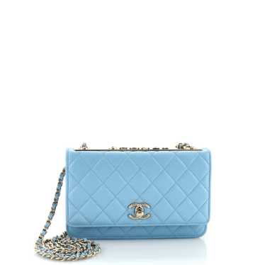 CHANEL Trendy CC Wallet on Chain NM Quilted Lambsk
