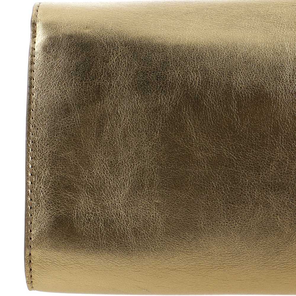 Louis Vuitton Louise Clutch Leather Long - image 7