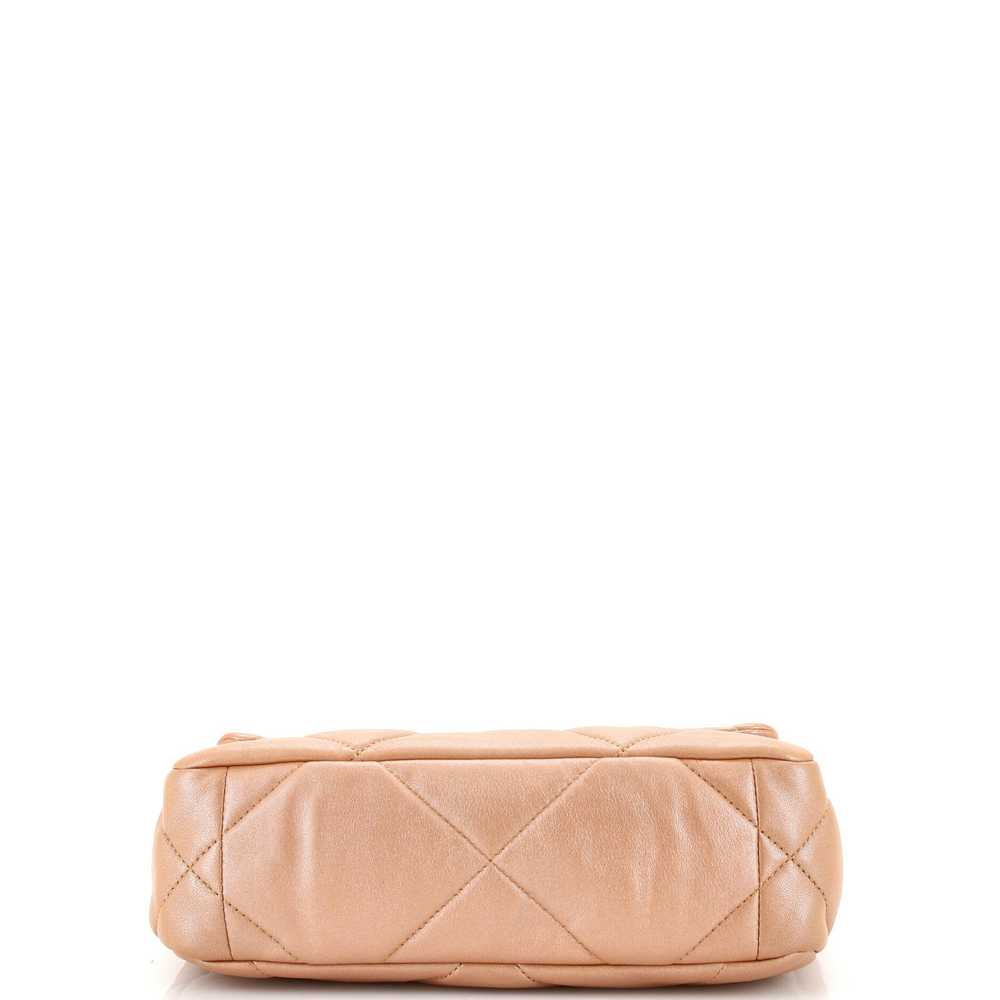 CHANEL 19 Flap Bag Quilted Iridescent Calfskin Me… - image 4