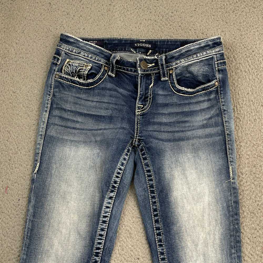 Vintage Vigoss Chelsea Boyfriend Capri Jeans 3/4x… - image 3