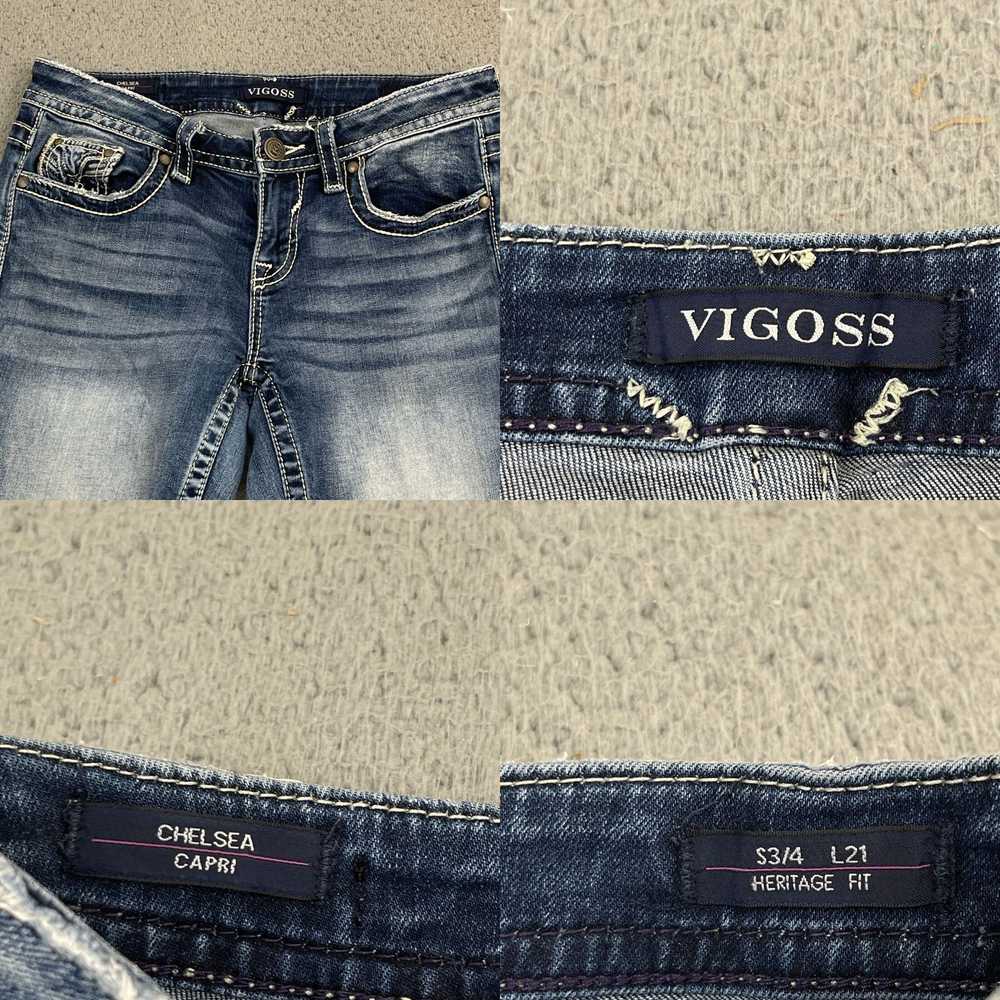 Vintage Vigoss Chelsea Boyfriend Capri Jeans 3/4x… - image 4