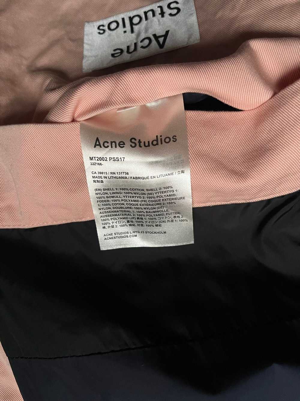 Acne Studios MT2002 Pale Pink Parka - image 8