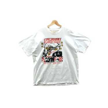 Vintage 1994 Cincinnati Jazz Fest Shirt top White Size XL Music Promo R Kelly SWV