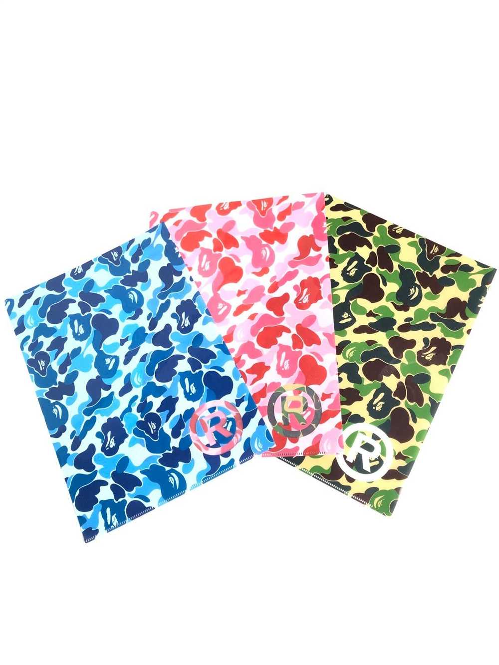 Bape × Vintage A Bathing ape Bape Camo A4 size Fi… - image 1