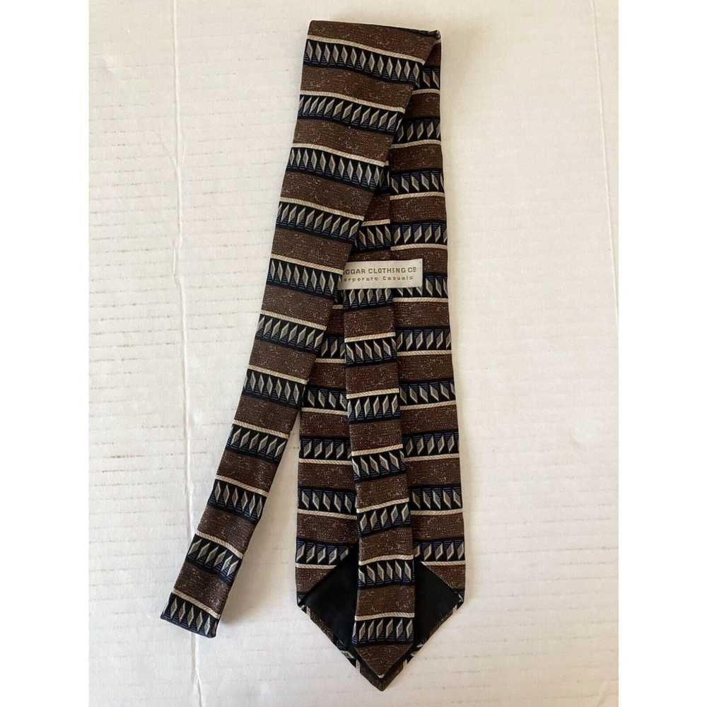 Haggar Haggar Clothing Men's Necktie Tie Silk Bro… - image 3