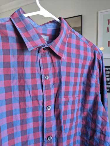 Van Heusen Plaid Button Down Shirt (L) | Used,…