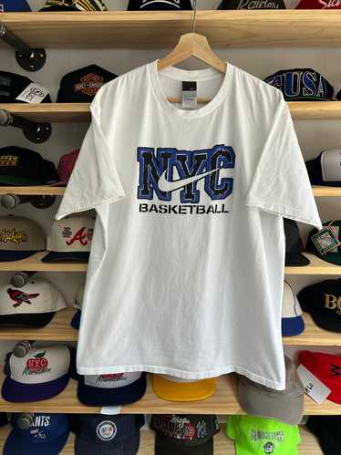 Vintage Y2K Nike NYC Basketball Tee Large