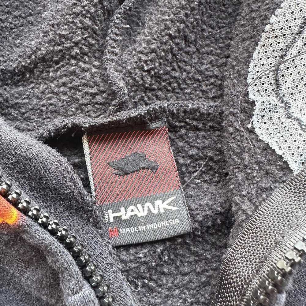 Hawk Vintage Y2K Tony hawk full zip up flame skul… - image 3