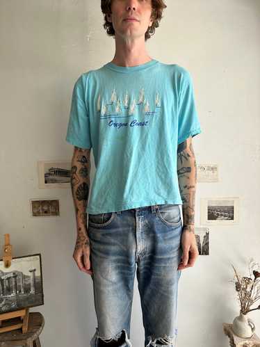 1980s Sunfaded Oregon Coast Tee (Boxy M)