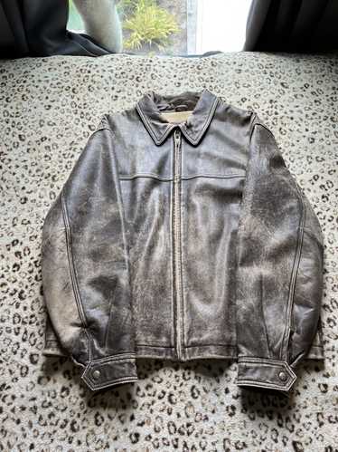 Genuine Leather × Leather Jacket × Vintage James d