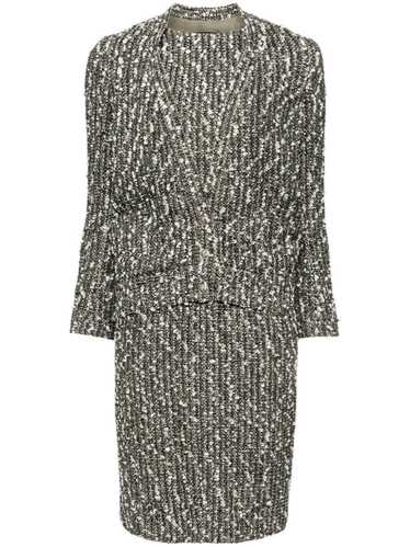 CHANEL Pre-Owned 2004 bouclé dress suit - Green - image 1