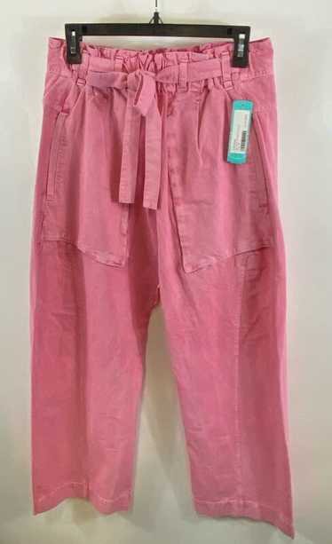 NWT Free People Womens Pink Sky Rider Elastic Wais