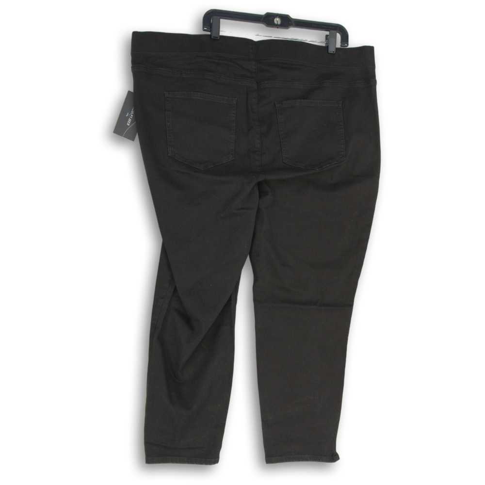 NWT NYDJ Womens Straight Leg Jeans Pockets Dark W… - image 2