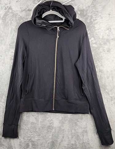 ★IN SILENCE★ Back logo scuba hood zip-up MELANGE GRAY IM2C simon scuba zip hoodie - Grey Melange | Weekday WW
