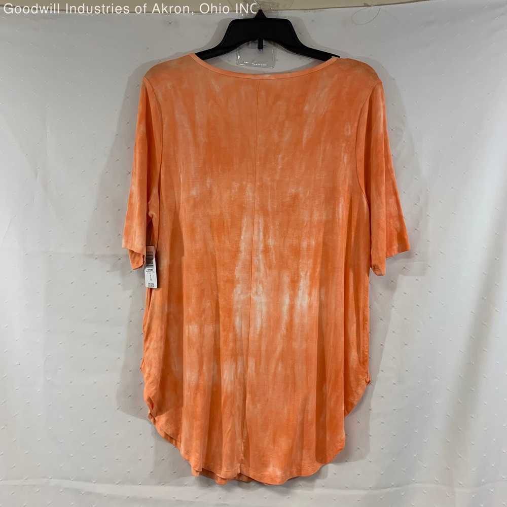 NWT Torrid Orange Women's Short Sleeve Top, Sz. 0 - image 2