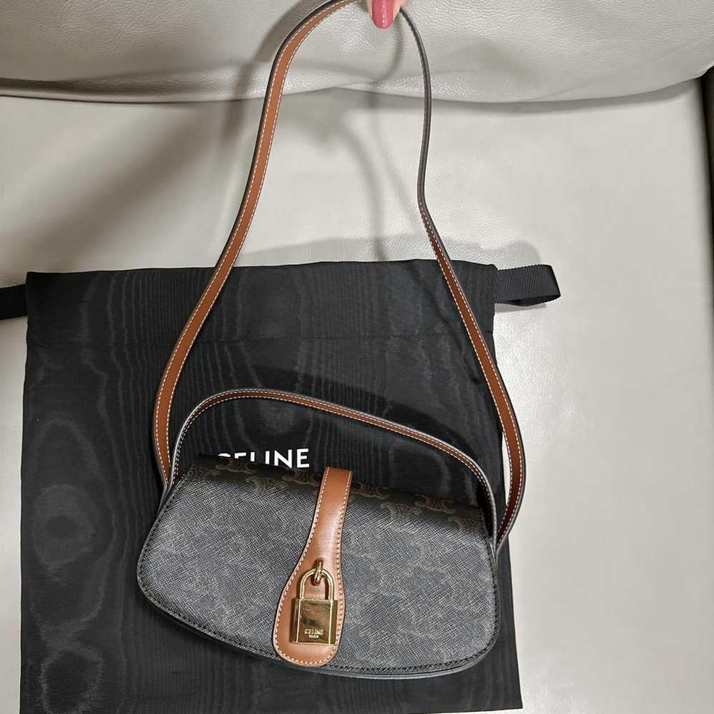 Celine Tabou cloth handbag - image 9