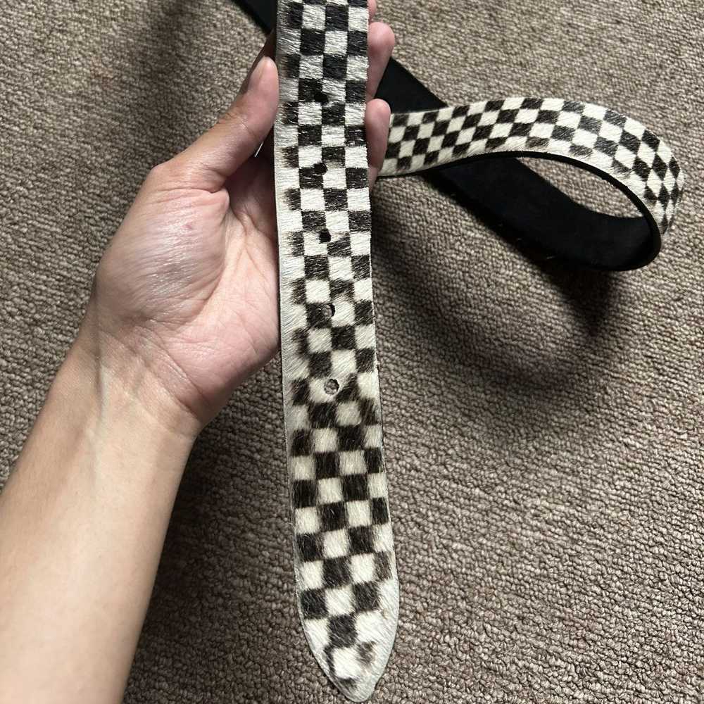 Supreme supreme checkered horse hair belt - image 2