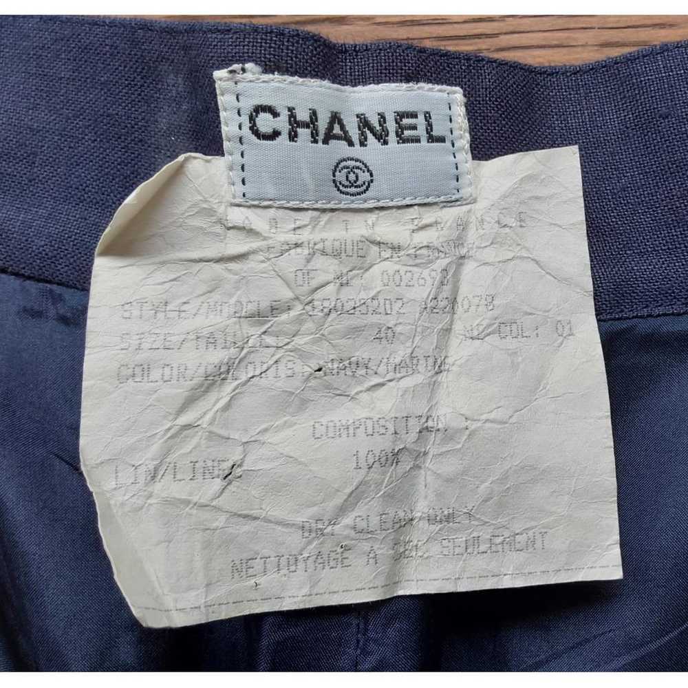 Chanel Linen large pants - image 4
