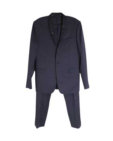 Pre Loved Dior Navy Blue Virgin Wool Tailored Suit