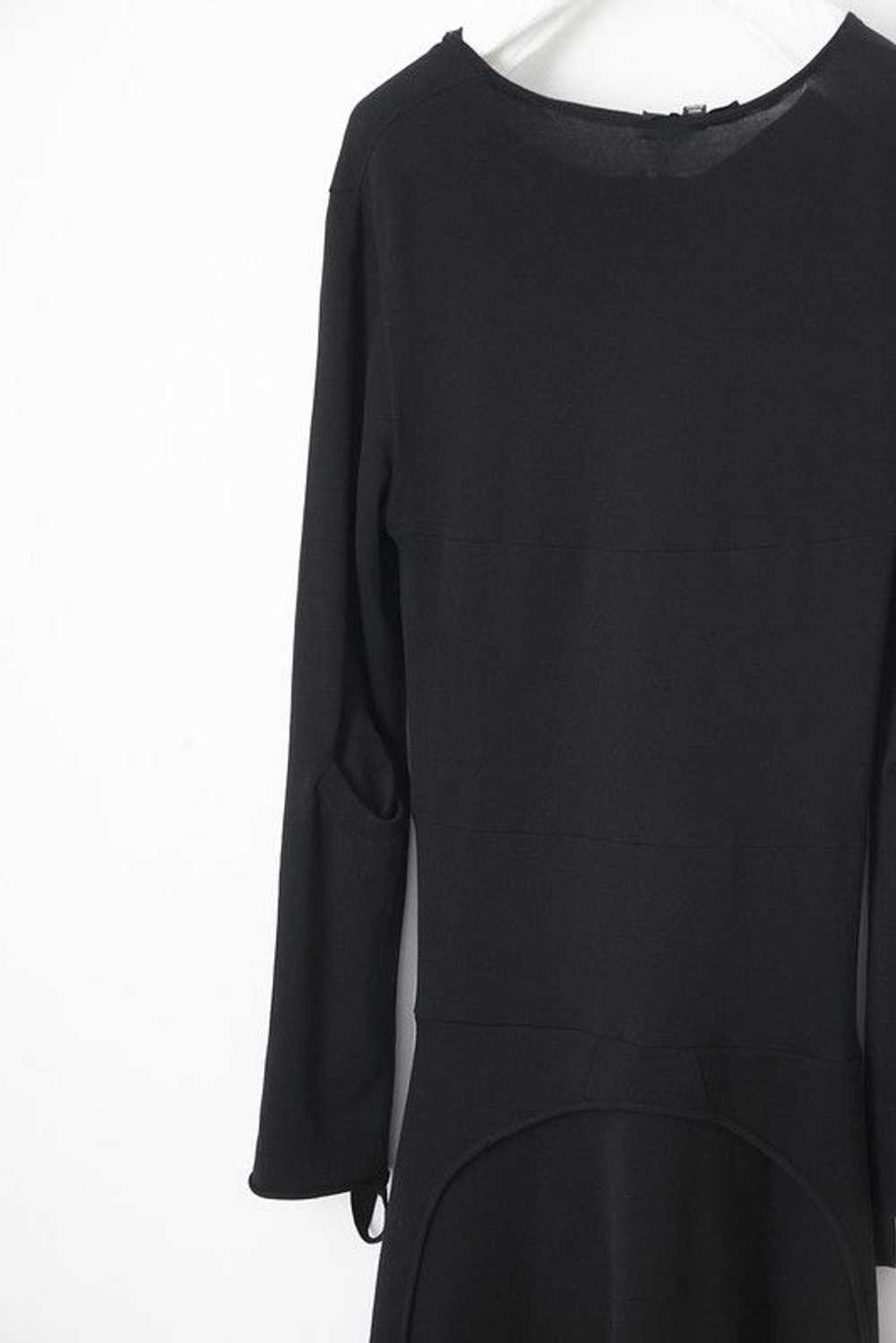 Helmut Lang AW03 black cut-out bondage dress - image 4