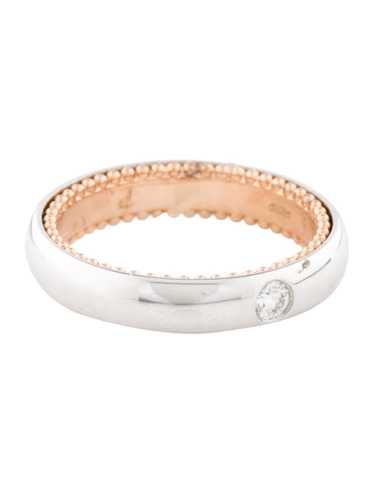 Ring Rhodium-Plated 18K White Gold & 18K Rose Gold - image 1