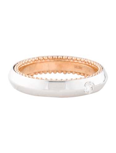 Ring Rhodium-Plated 18K White Gold & 18K Rose Gold - image 1