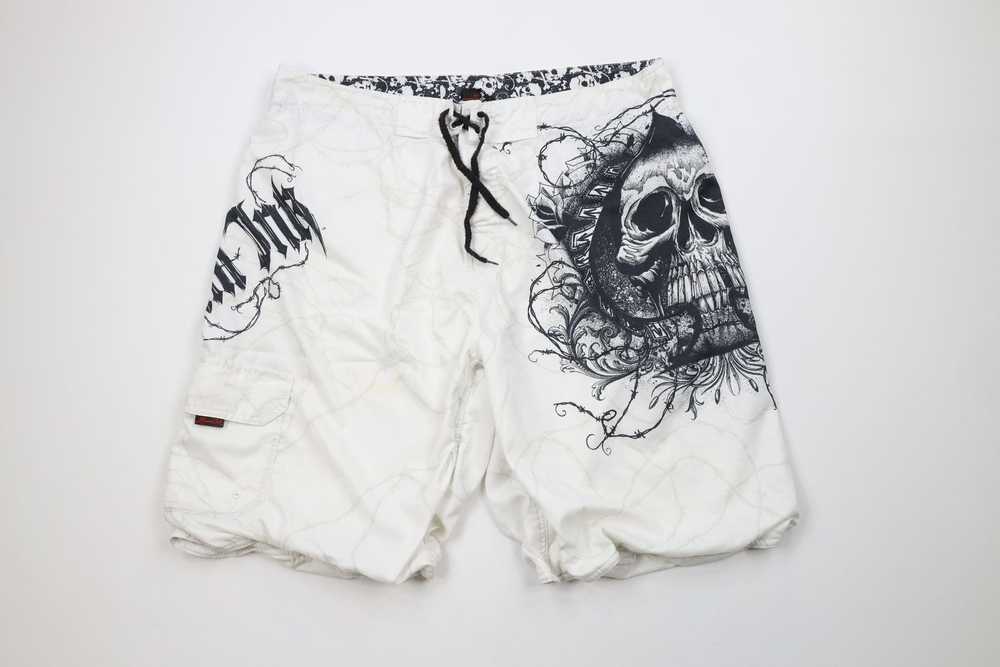 Vintage Vintage Y2K Miami Ink Wire Skull MMA Figh… - image 1