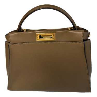 Fendi Peekaboo leather handbag