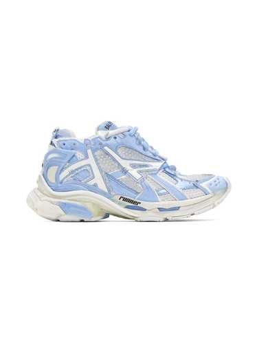 Balenciaga o1la1rc1a0624 Runner Sneakers in Blue/W