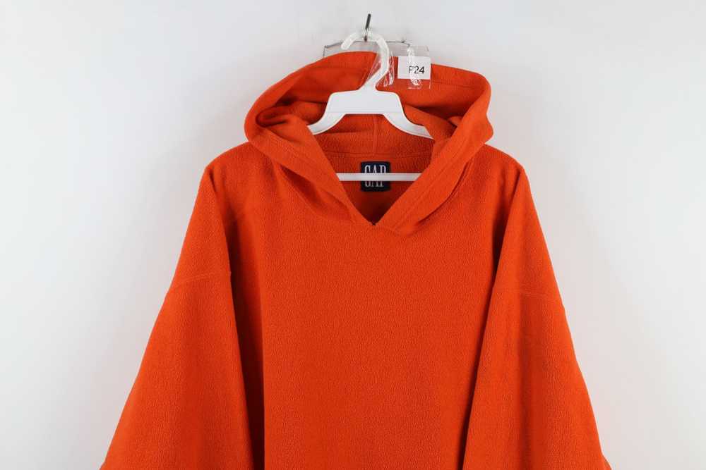 Gap × Vintage Vintage 90s Gap Blank Fleece Hoodie… - image 2