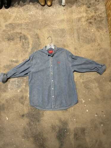 Supreme 21SS Embossed Denim S/S Shirt 美品 Supreme Embossed Denim S S Shirt (SS21) - $128