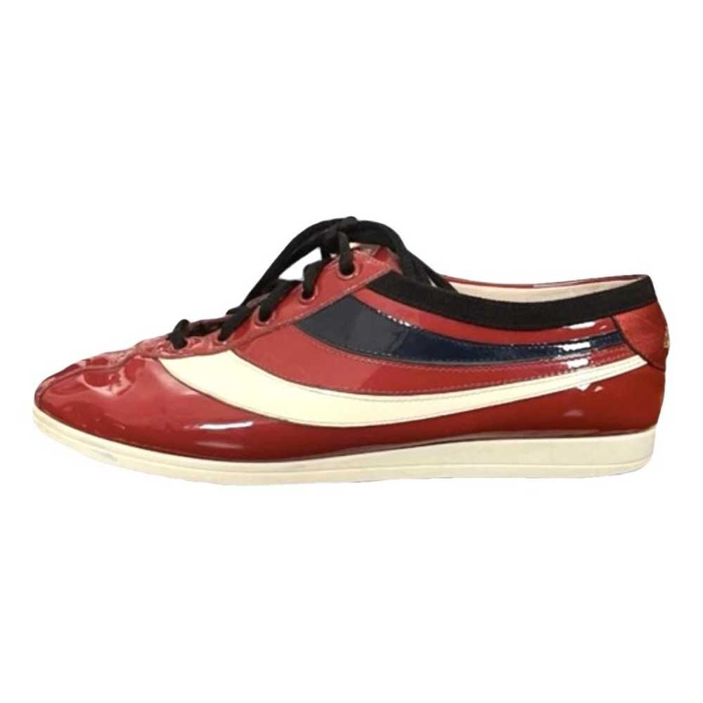 Gucci Falacer patent leather trainers - image 1