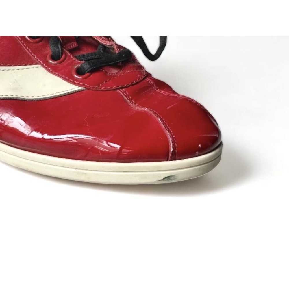 Gucci Falacer patent leather trainers - image 7