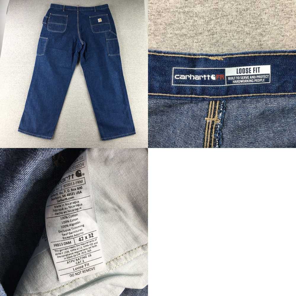Carhartt Carhartt Jeans Mens 42x32 Flame Resistan… - image 4
